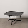 BigBuy Home Table Basse Noir 75,5 x 75,5 x 41 cm
