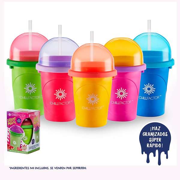 Bandai Chillfactor - Machine à granité (pour congeler et presser) - 10,5 x 10,5 x 18,8 cm - Modèles assortis