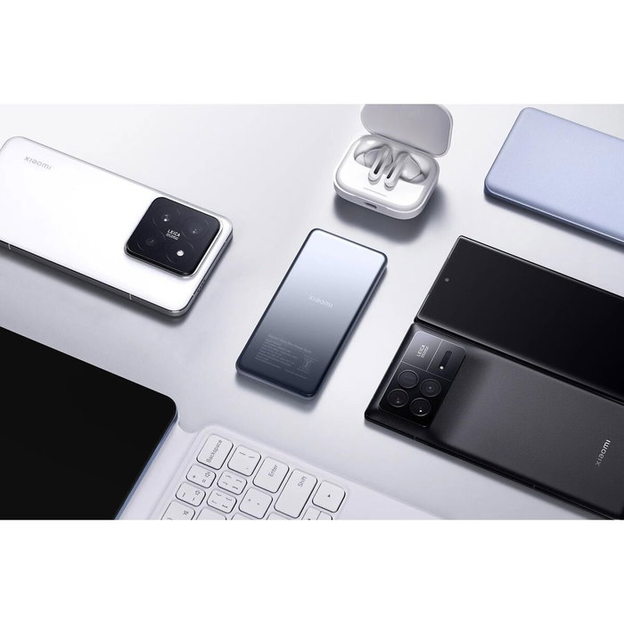 Xiaomi Power Bank Ultra Slim 5000 mAh Bleu Gris Argenté