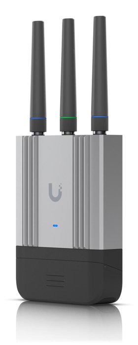 Ubiquiti Mobile Router Industrial Routeur Mobile LTE Cat 4 WiFi avec 2 Ports GbE RJ45, PoE, GPS, pour Applications IoT Intérieur/Extérieur Ubiquiti Mobile Router Industrial Routeur Mobile LTE Cat 4 WiFi avec 2 Ports GbE RJ45, PoE, GPS, pour Applications IoT Intérieur/Extérieur