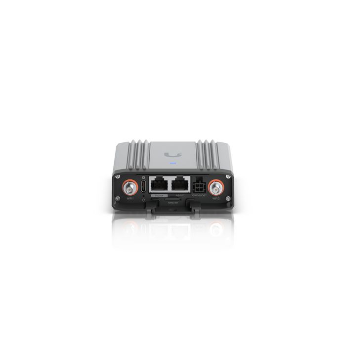 Ubiquiti Mobile Router Industrial Routeur Mobile LTE Cat 4 WiFi avec 2 Ports GbE RJ45, PoE, GPS, pour Applications IoT Intérieur/Extérieur Ubiquiti Mobile Router Industrial Routeur Mobile LTE Cat 4 WiFi avec 2 Ports GbE RJ45, PoE, GPS, pour Applications IoT Intérieur/Extérieur
