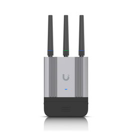 Ubiquiti Mobile Router Industrial Routeur Mobile LTE Cat 4 WiFi avec 2 Ports GbE RJ45, PoE, GPS, pour Applications IoT Intérieur/Extérieur