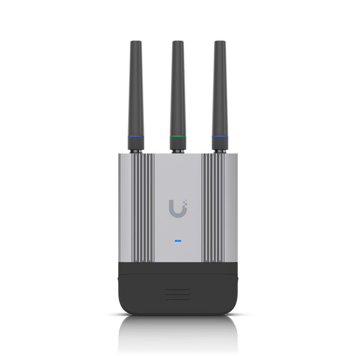 Ubiquiti Mobile Router Industrial Routeur Mobile LTE Cat 4 WiFi avec 2 Ports GbE RJ45, PoE, GPS, pour Applications IoT Intérieur/Extérieur Ubiquiti Mobile Router Industrial Routeur Mobile LTE Cat 4 WiFi avec 2 Ports GbE RJ45, PoE, GPS, pour Applications IoT Intérieur/Extérieur