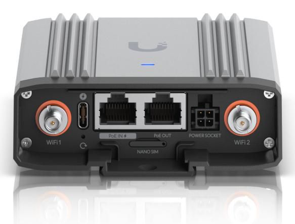 Ubiquiti Mobile Router Industrial Routeur Mobile LTE Cat 4 WiFi avec 2 Ports GbE RJ45, PoE, GPS, pour Applications IoT Intérieur/Extérieur Ubiquiti Mobile Router Industrial Routeur Mobile LTE Cat 4 WiFi avec 2 Ports GbE RJ45, PoE, GPS, pour Applications IoT Intérieur/Extérieur