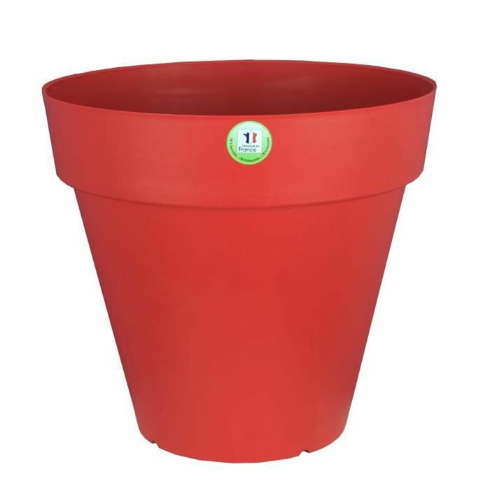 Riviera Pot de fleurs Soleilla Rond Rouge Ø 49 x 44,8 cm Riviera Pot de fleurs Soleilla Rond Rouge Ø 49 x 44,8 cm