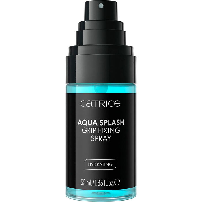 Catrice - Spray fixateur effet tenseur Aqua Splash Grip avec Aloe Vera, effet hydratant et rafraîchissant, tenue longue durée, 55 ml