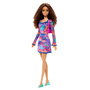 Barbie - Poupée Fashionista avec Robe Marbrée - Modèle HJT03 - Mattel
