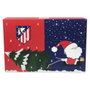 CYP BRANDS Calendrier de l'Avent Atlético de Madrid 45x30 cm avec Autocollants, Puzzle, Peintures et Autres Surprises