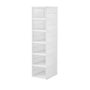 Range-chaussures Fulmo Blanc Plastique dur 25,5 X 34,5 X 105 CM