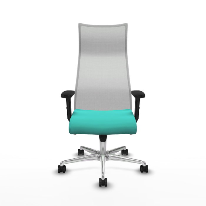 Piqueras y Crespo Chaise de Bureau Albacete Turquoise et Blanc Piqueras y Crespo Chaise de Bureau Albacete Turquoise et Blanc