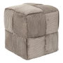 Home Deco Factory Pouf tressé Scott Taupe