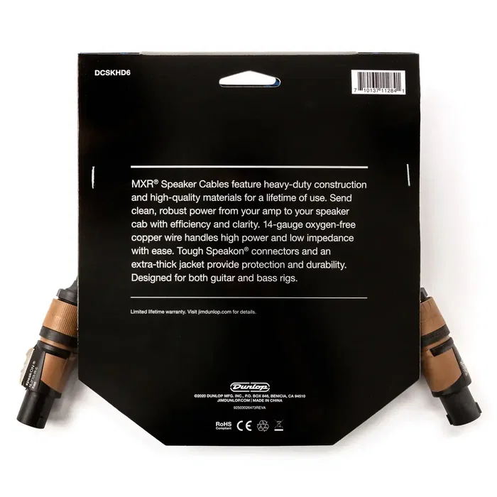 MXR Câble de haut-parleur HD Speakon 1,829 m (6 ft)​