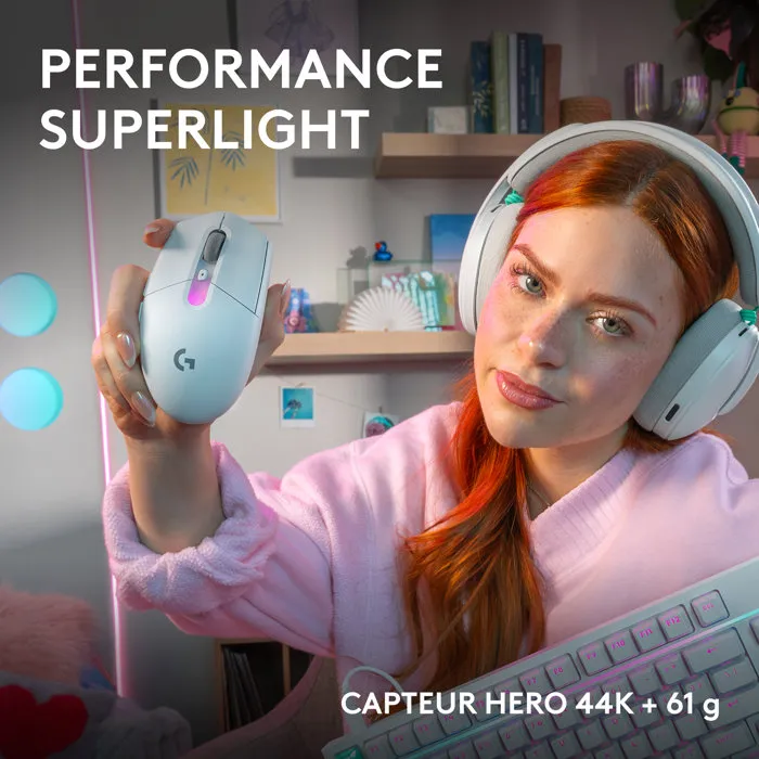 Logitech G G305 X Superlight Souris gamer sans fil - Blanc