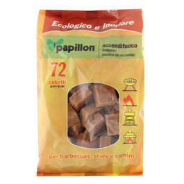 PAPILLON Pastilles d'allumage écologiques 72 pièces