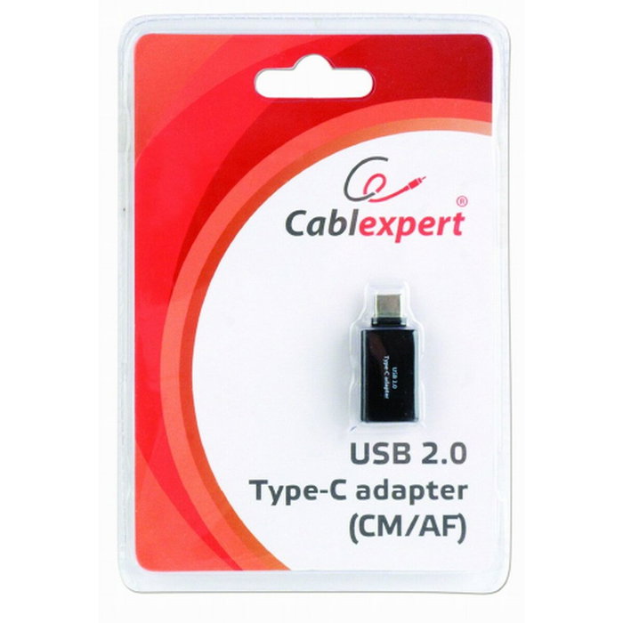 GEMBIRD Adaptateur USB 2.0 Cablexpert USB A vers USB C noir GEMBIRD Adaptateur USB 2.0 Cablexpert USB A vers USB C noir