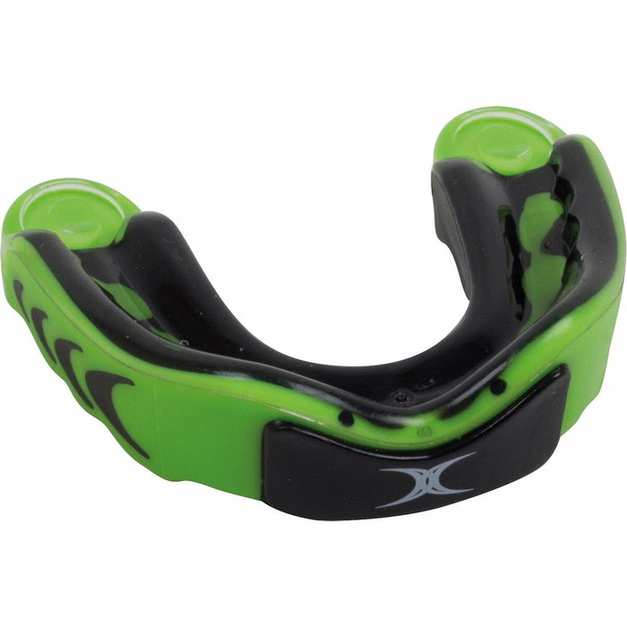 Gilbert Virtuo 3DY Protecteur buccal Noir et Vert Gilbert Virtuo 3DY Protecteur buccal Noir et Vert