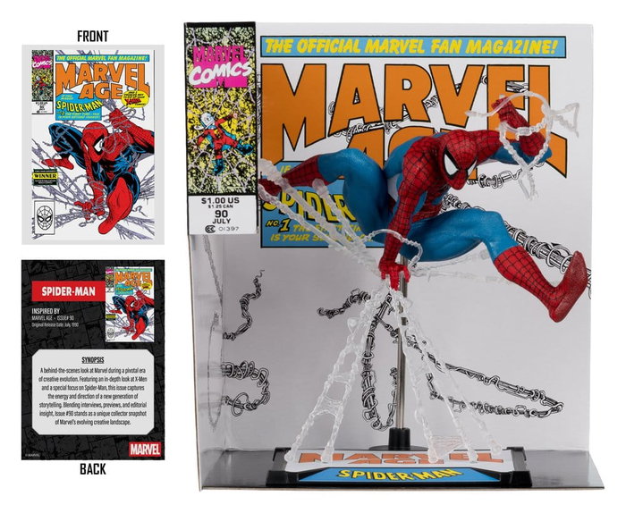 McFarlane Toys Statuette Spider-Man (Marvel Age #90) 1/10e McFarlane Toys Statuette Spider-Man (Marvel Age #90) 1/10e