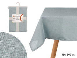 Kinvara Nappe Poliester Bleu 140x240 cm (Set de 12)