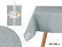 Kinvara Nappe Poliester Bleu 140x240 cm (Set de 12)