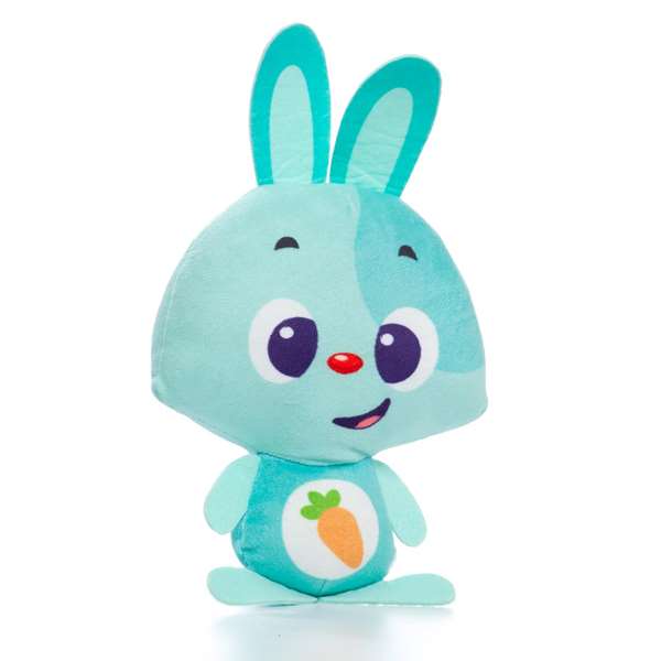 Molto Baby Bunny - Peluche lumineuse avec son et lumière pour bébé dès 6 mois - 7.5 cm - Fonctionne avec piles incluses Molto Baby Bunny - Peluche lumineuse avec son et lumière pour bébé dès 6 mois - 7.5 cm - Fonctionne avec piles incluses