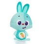 Molto Baby Bunny - Peluche lumineuse avec son et lumière pour bébé dès 6 mois - 7.5 cm - Fonctionne avec piles incluses