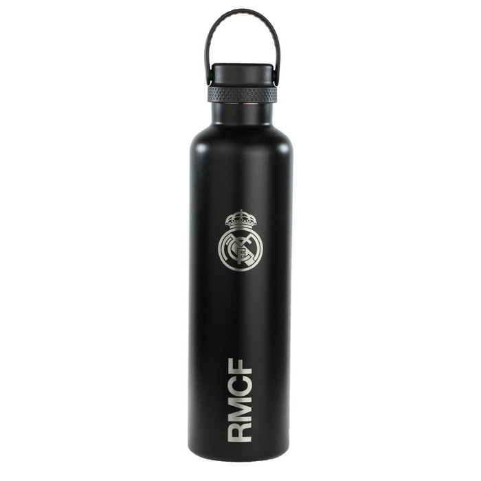Bouteille Thermique Real Madrid C.F. Gris Silicone Acier inoxydable Bouteille Thermique Real Madrid C.F. Gris Silicone Acier inoxydable
