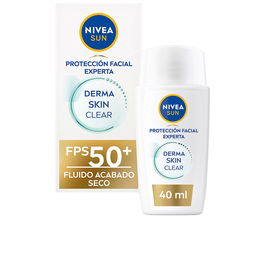 Nivea Fluide Peau Claire SPF50+ 40ml - Protection Solaire Ulta-Légère pour Peaux Grasses, Mixtes et à Imperfections