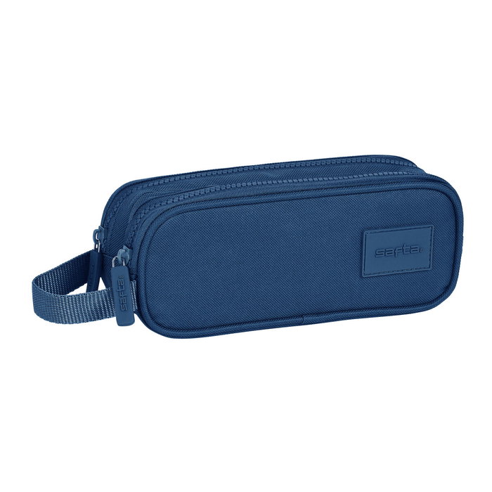 Safta Trousse Fourre-Tout Double Blue marine Safta Trousse Fourre-Tout Double Blue marine