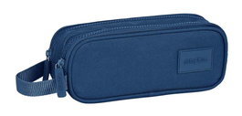 Safta Basic Portatodo Double - Organisateur double bleu marine (21x8x6 cm)