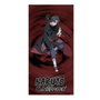 Cerdá - Serviette en Microfibre Naruto - 70 x 140 cm - Tissu Ultra-Absorbant - Pour Enfants (2-8 ans) - Couleur Rouge Foncé