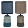 Lampe de bureau DKD Home Decor Céramique Grès 50 W (15 x 15 x 32 cm) (2 Unités)