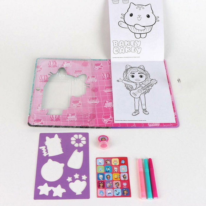 Cerdá Bloc-notes Set Gabby's Dollhouse - 14.5 x 20.0 cm - Dès 3 ans - Multicolore