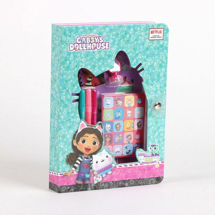 Cerdá Bloc-notes Set Gabby's Dollhouse - 14.5 x 20.0 cm - Dès 3 ans - Multicolore