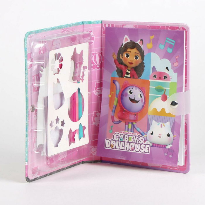 Cerdá Bloc-notes Set Gabby's Dollhouse - 14.5 x 20.0 cm - Dès 3 ans - Multicolore
