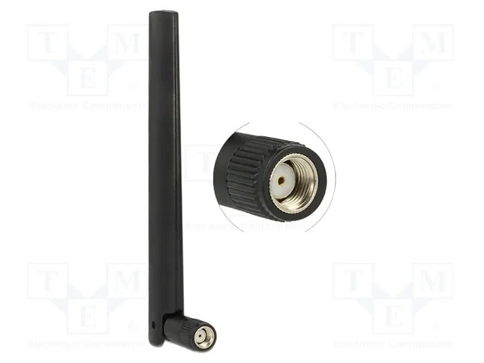 DELOCK Antenne de communication RP-SMA 4,3dBi noir DELOCK Antenne de communication RP-SMA 4,3dBi noir