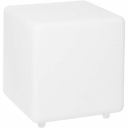 Lumisky Casy C30 Cube solaire lumineux - Tabouret table basse LED blanc et multicolore