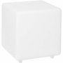 Lumisky Casy C30 Cube solaire lumineux - Tabouret table basse LED blanc et multicolore