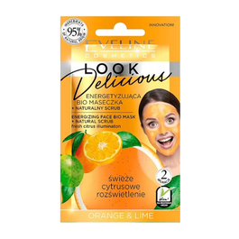 Eveline Cosmetics Look Delicious - Masque Gommant Illuminant Hebdomadaire pour le Visage - 10 ml