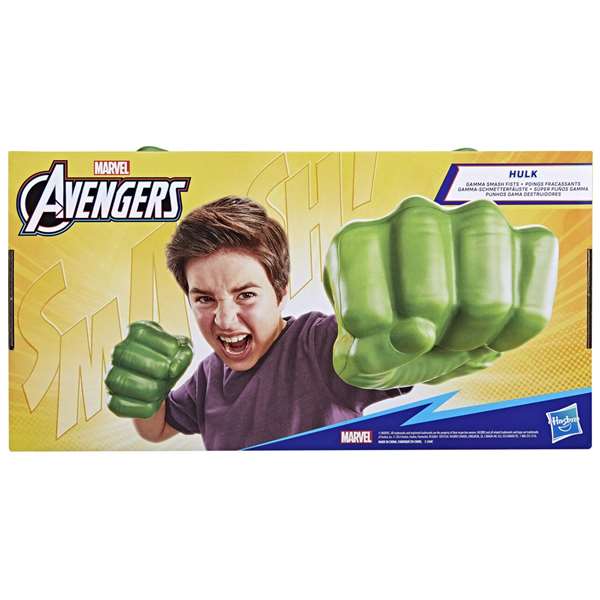 Avengers - Gants de boxe Hulk pour enfants et adultes, matières textiles et PU, jouet multilingue (anglais, français, espagnol, portugais, allemand)