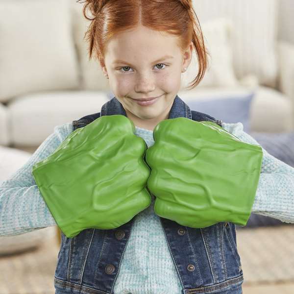 Avengers - Gants de boxe Hulk pour enfants et adultes, matières textiles et PU, jouet multilingue (anglais, français, espagnol, portugais, allemand)