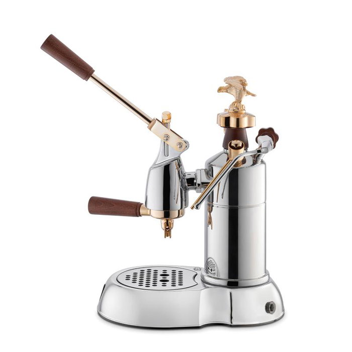 La Pavoni Espressomachine Handlever LPLEXP01EU Expo 2015 Chrome Gold La Pavoni Espressomachine Handlever LPLEXP01EU Expo 2015 Chrome Gold