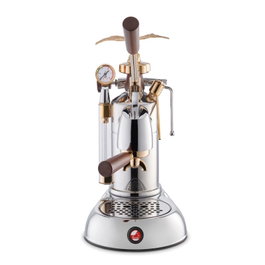 La Pavoni Espressomachine Handlever LPLEXP01EU Expo 2015 Chrome Gold