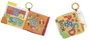 Creaciones Llopis - Livre de bébé 14x14 cm, 2 assortiments chiffres et lettres en tissu polyester