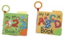 Creaciones Llopis - Livre de bébé 14x14 cm, 2 assortiments chiffres et lettres en tissu polyester
