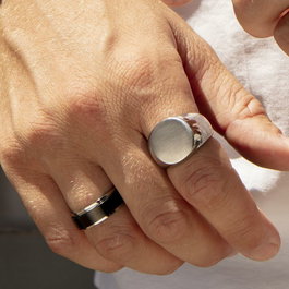 Bague Homme Lotus LS2399-3/120 Argenté