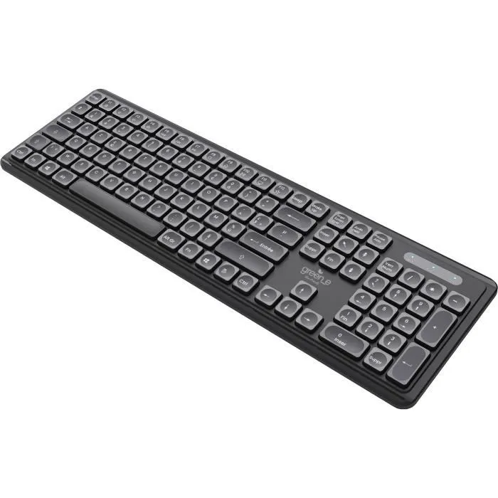 Mobility Clavier Filaire Écologique AZERTY USB-A 2.0 Noir - Avec Dongle USB-A et Raccourcis