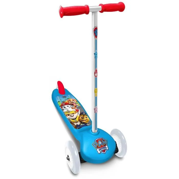 Paw Patrol Trottinette enfant PAT PATROUILLE PA450045 - 3 roues avec système Steering, plateau antidérapant, roulements ABEC 5 et frein arrière, pour 3 ans et plus Paw Patrol Trottinette enfant PAT PATROUILLE PA450045 - 3 roues avec système Steering, plateau antidérapant, roulements ABEC 5 et frein arrière, pour 3 ans et plus