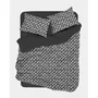 Parure de lit King Size Anthracite - 1 housse de couette 240 x 220 cm + 2 taies d'oreiller 60 x 60 cm