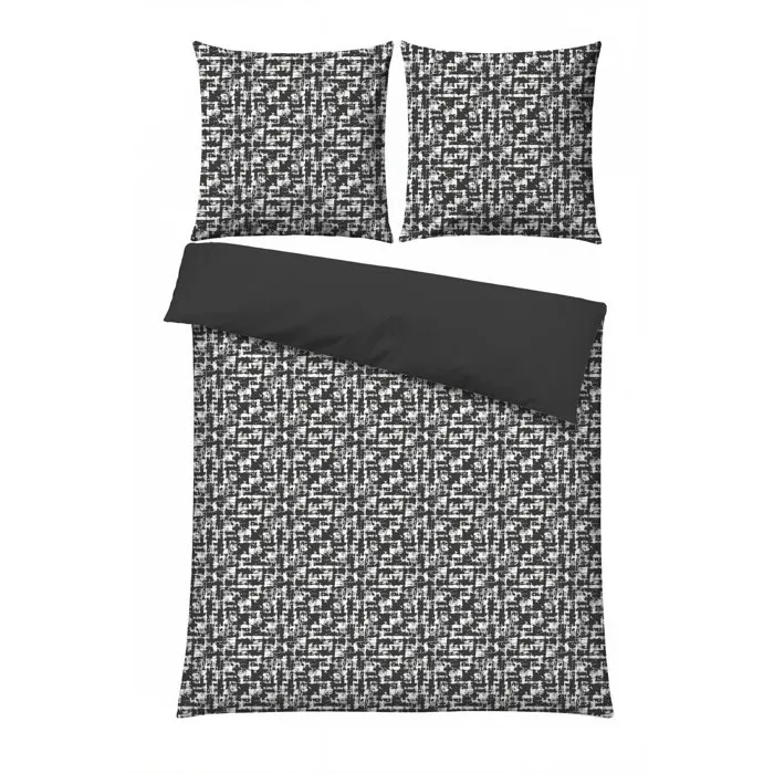 Parure de lit King Size Anthracite - 1 housse de couette 240 x 220 cm + 2 taies d'oreiller 60 x 60 cm Parure de lit King Size Anthracite - 1 housse de couette 240 x 220 cm + 2 taies d'oreiller 60 x 60 cm