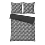 Parure de lit King Size Anthracite - 1 housse de couette 240 x 220 cm + 2 taies d'oreiller 60 x 60 cm